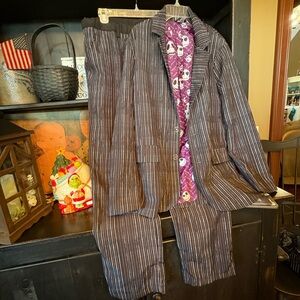 Disney The Nightmare Before Christmas Purple and Black Striped Suit